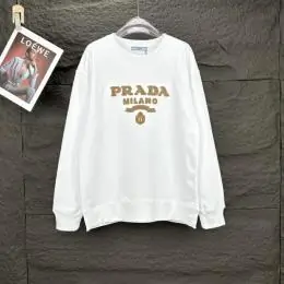 prada sweatshirt manches longues pour unisexe s_123131a